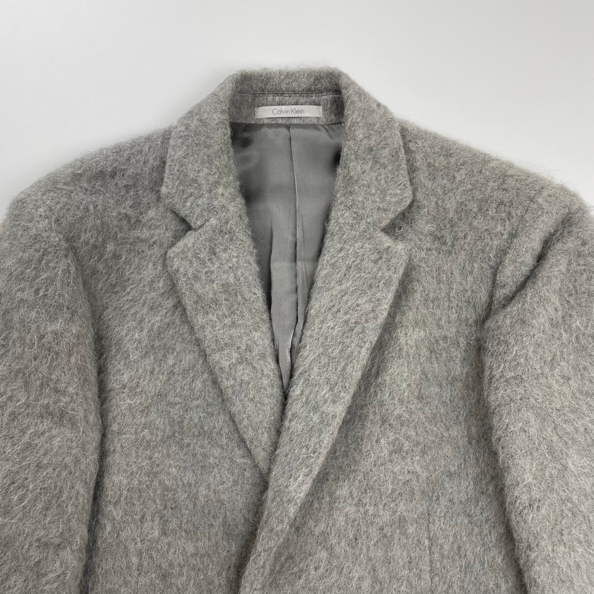 Calvin Klein カルバンクライン / ウールアルパカチェスターコート グレー 参考定価：180,000+tax SIZE:38