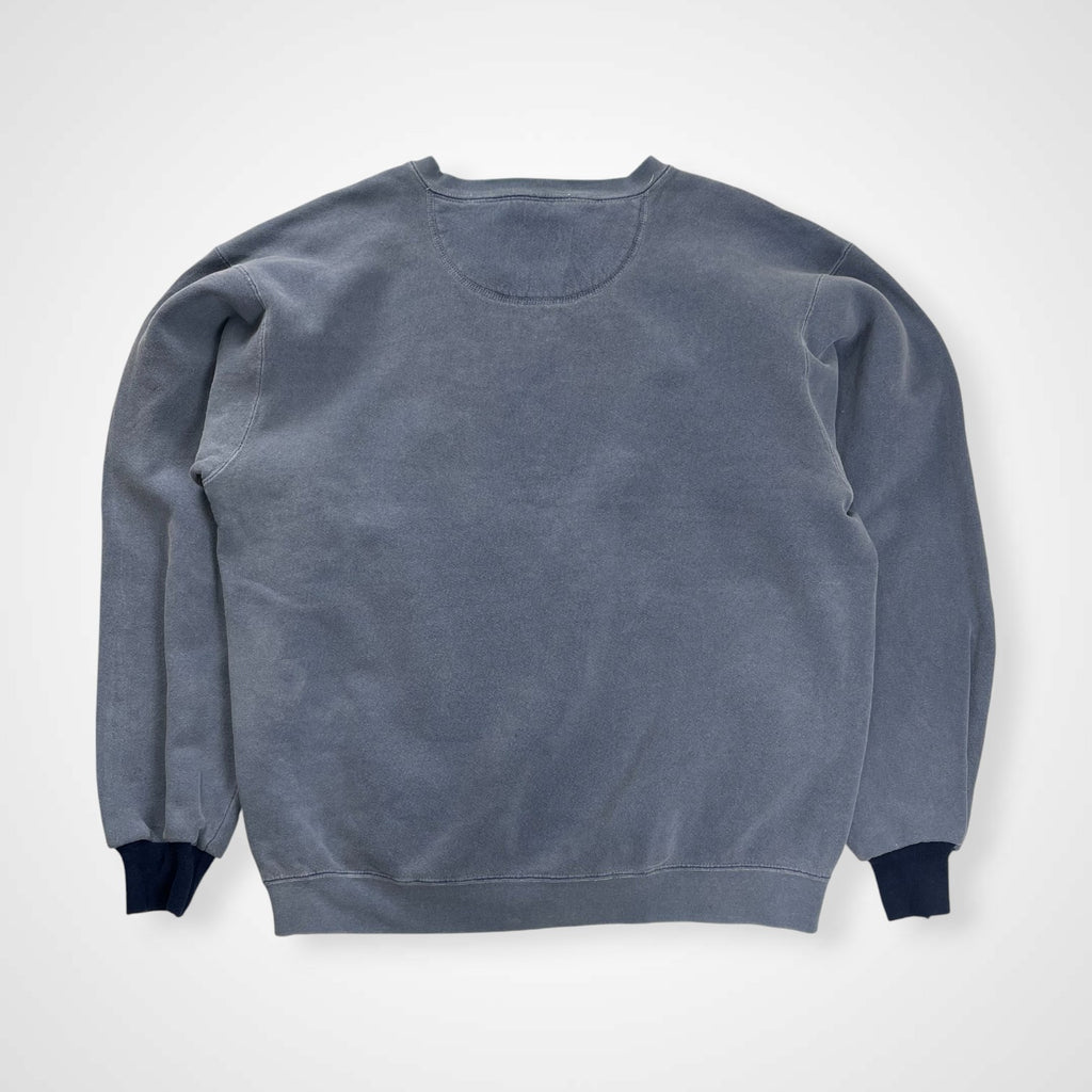 VINTAGE ヴィンテージ / 90s 刺繍スウェット ピグメントダイ アート古着 SIZE：L