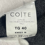 CO|TE / カシミヤMIXレタードカーディガン 参考定価：60,000程度 SIZE：40