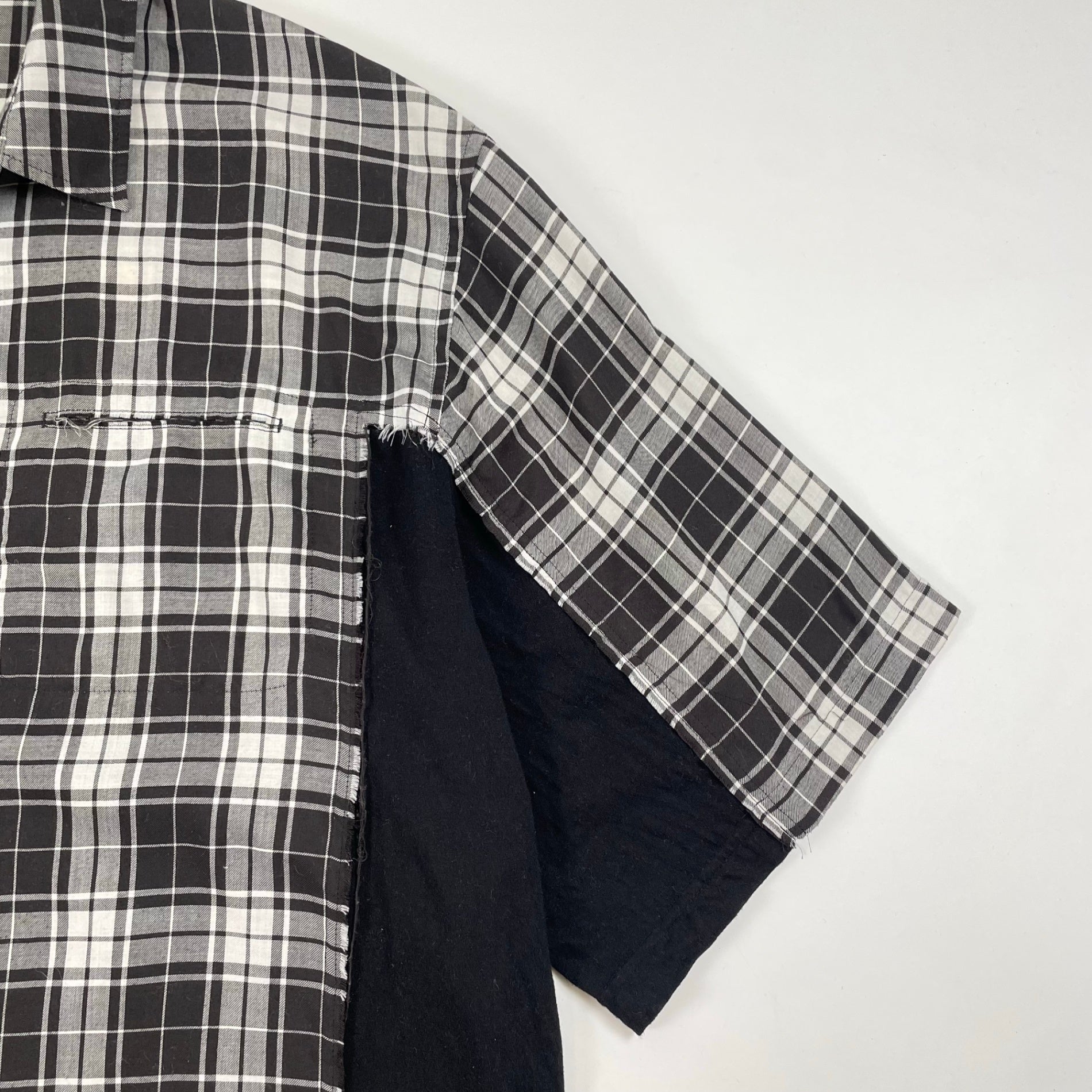 Undercoverism / 23SS PeツイルCK/天竺切替半袖シャツ SIZE:4