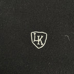 LUKER by NEIGHBORHOOD ルーカー バイ ネイバーフッド / Vネック チェッカーフラッグ柄ニット ブラック SIZE：M