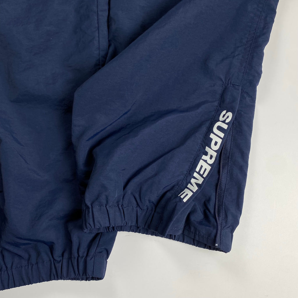 SUPREME シュプリーム / Warm Up Pant 20AW ウォームアップパンツ ネイビー 裾ロゴ SIZE:M