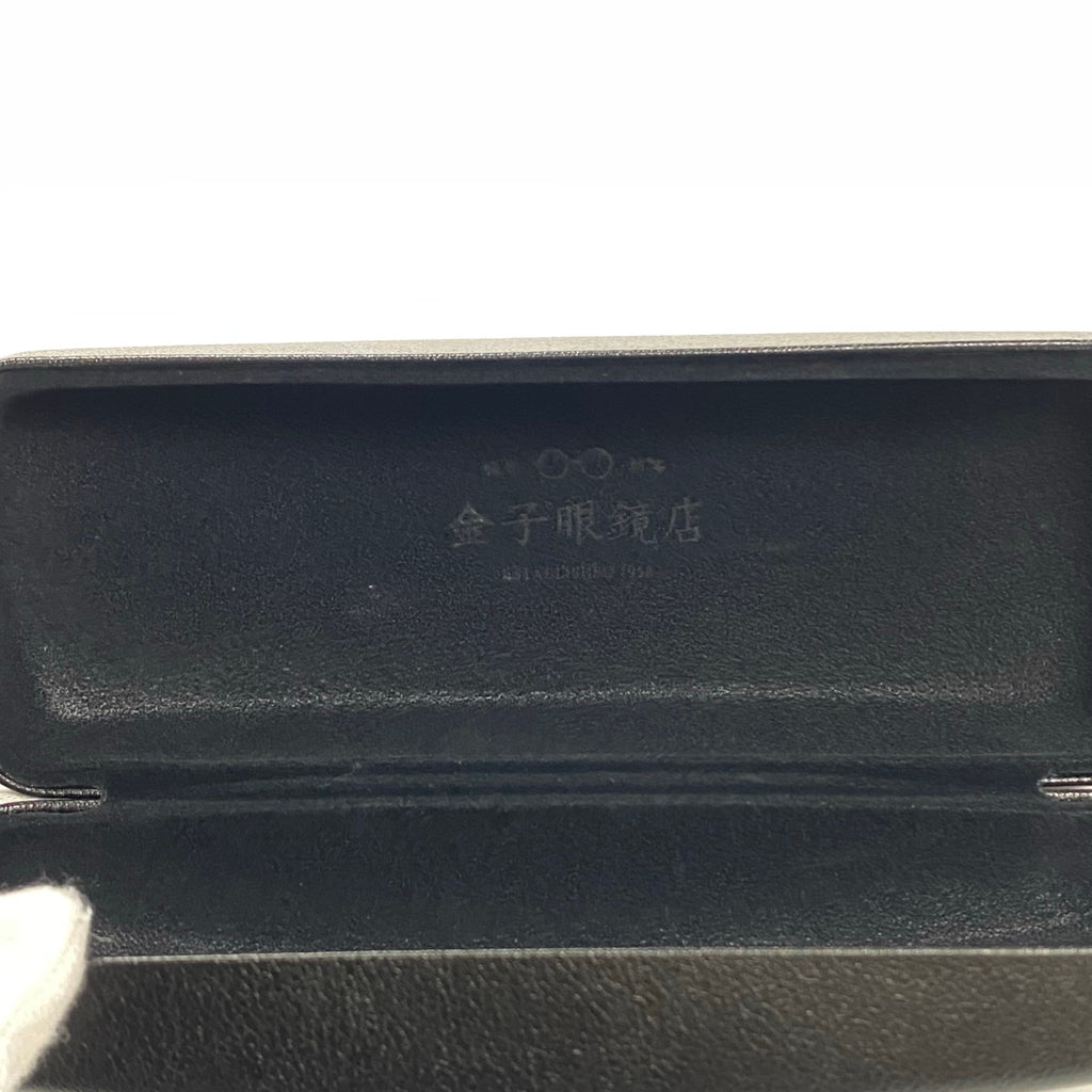 金子眼鏡 VINTAGEライン / 2ブリッジ スクエア ブラック 度なしクリアレンズ 参考定価：42,000+tax