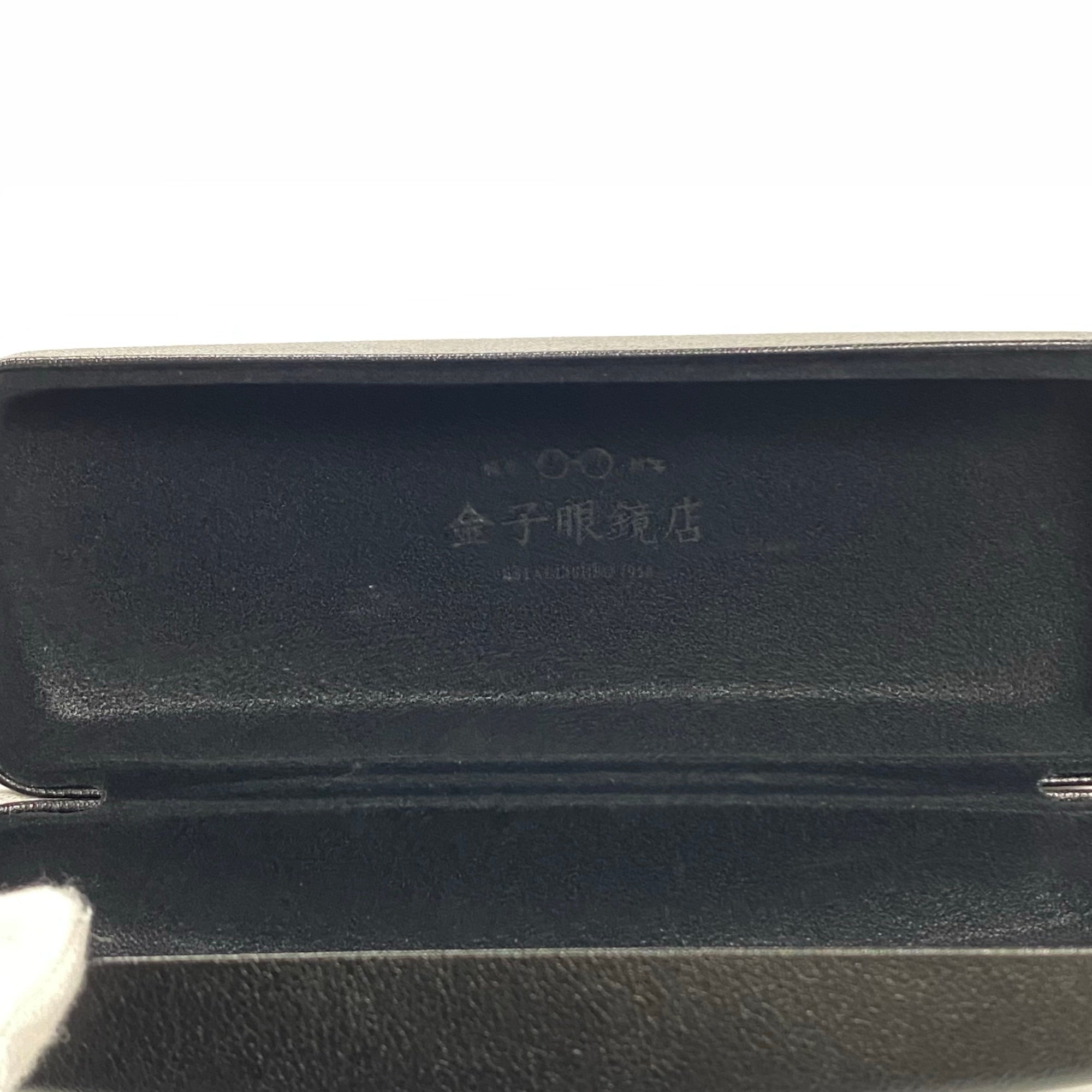 金子眼鏡 VINTAGEライン / 2ブリッジ スクエア ブラック 度なしクリアレンズ 参考定価：42,000+tax