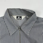 BEN DAVIS ベンデイビス / ハーフジップヒッコリーシャツジャケット 日本製 SIZE：M