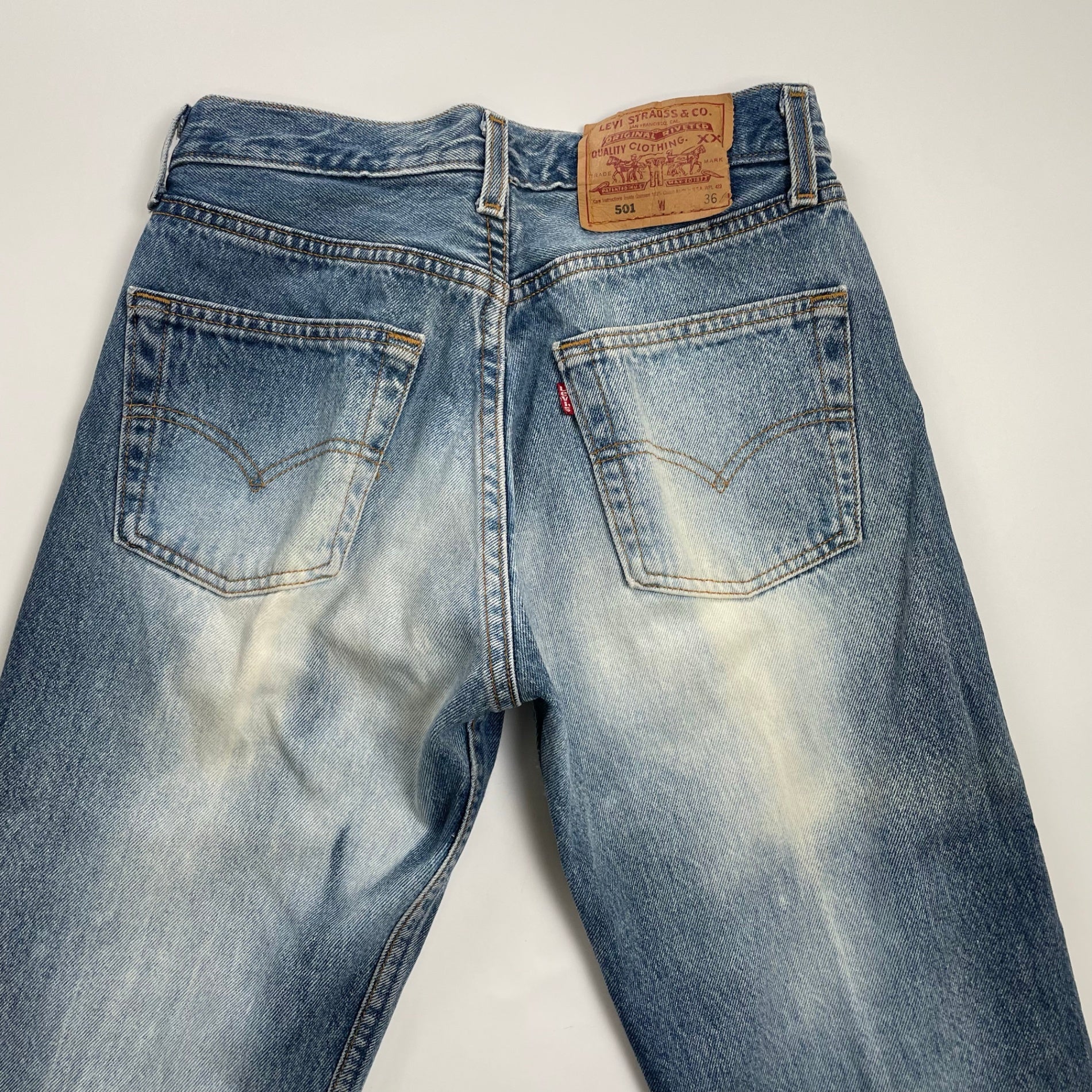 VIOLETTE ROOM バイオレットルーム Levi's リーバイス / リメイクデニムパンツ 90s501ボディ 参考定価：20,000程度 SIZE:W70程度