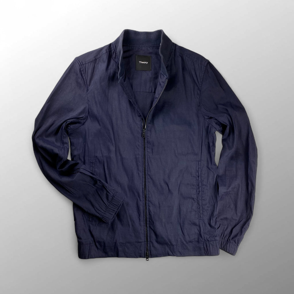theory セオリー / リネンMIX ダブルジップ ブルゾン ジャケット SIZE：XS