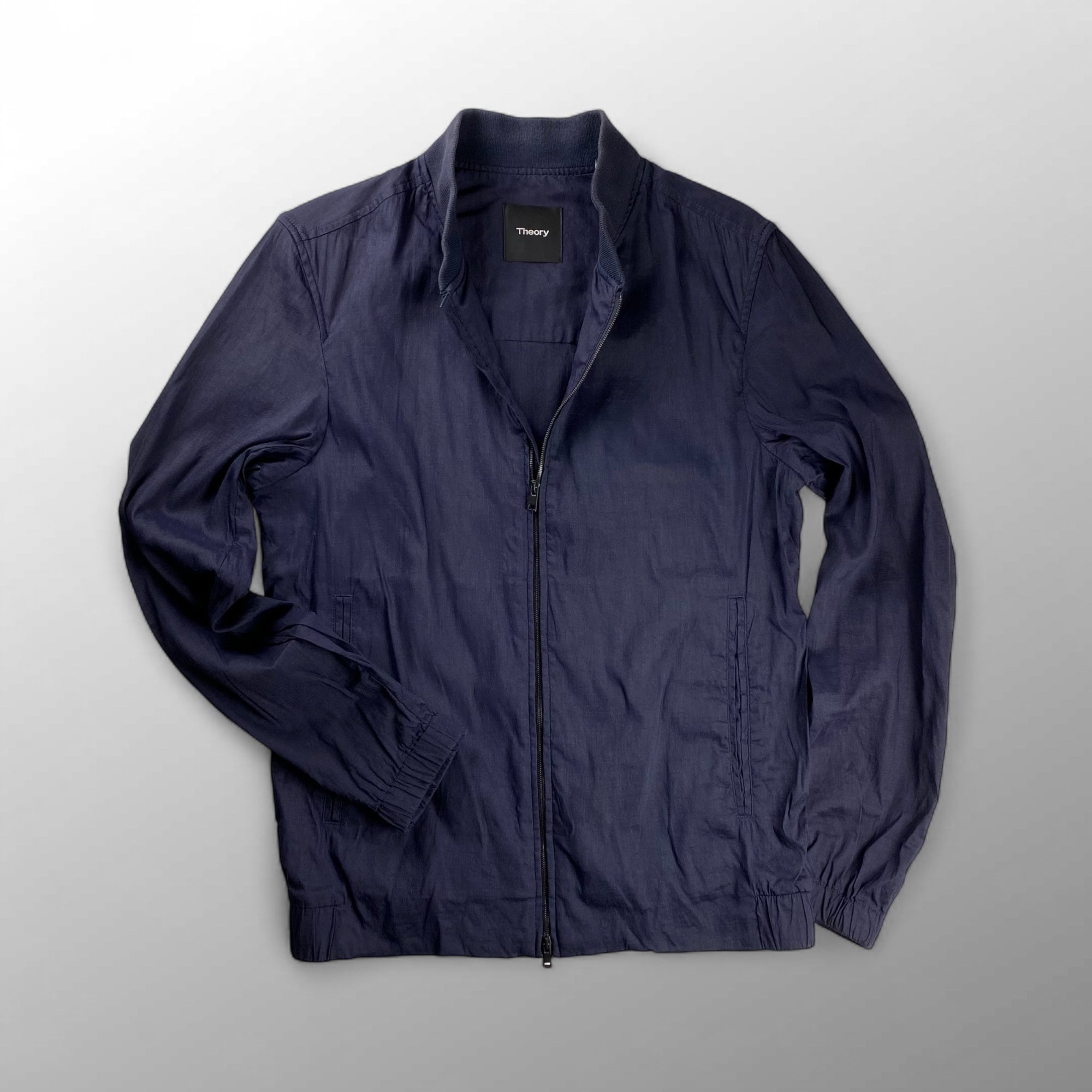 theory セオリー / リネンMIX ダブルジップ ブルゾン ジャケット SIZE：XS