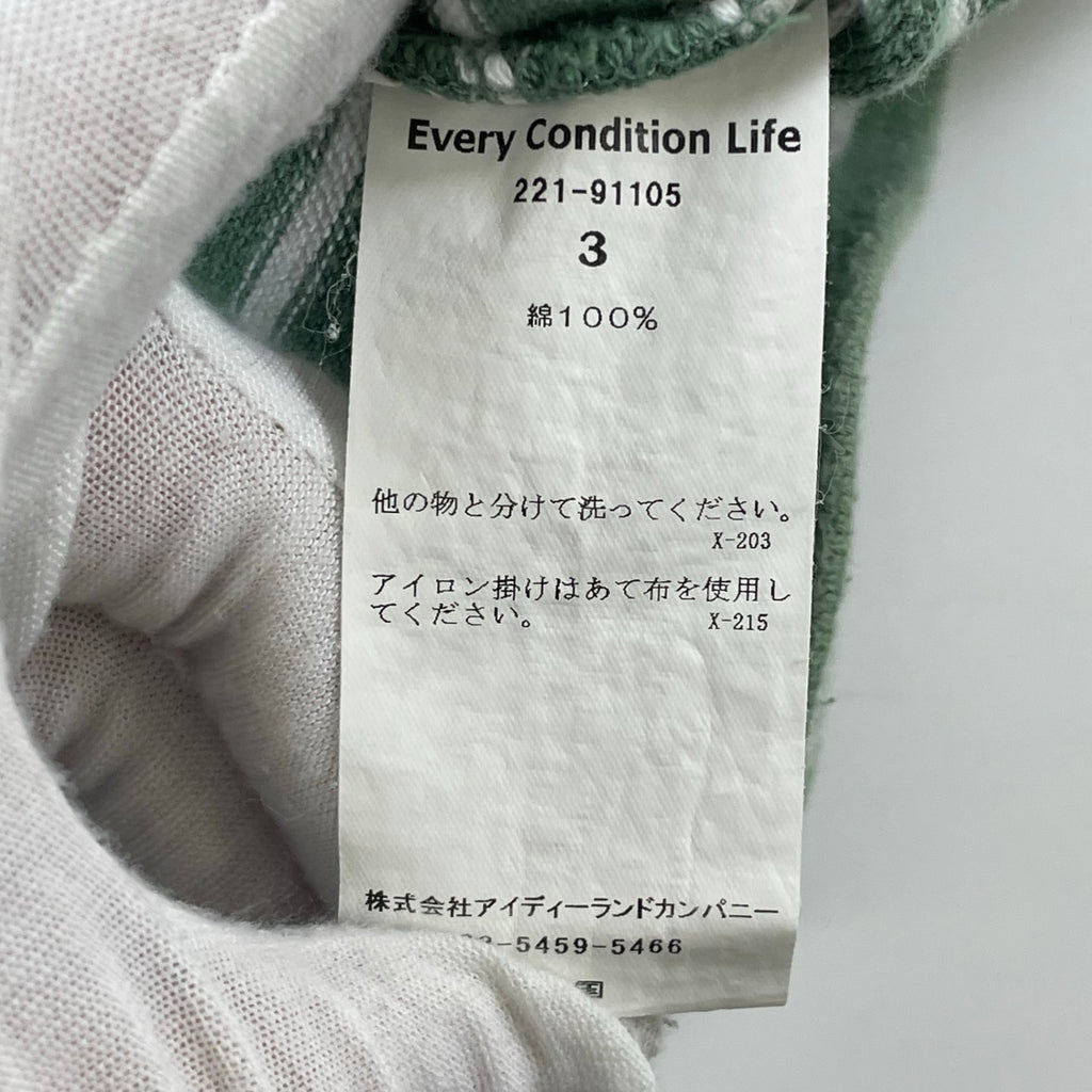 EVCON / BORDER S/S WIDE T-SHIRT SIZE:3