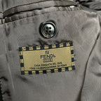 FENDI フェンディ / VINTAGE コットンベロア ジャケット MADE IN ITALY 参考定価：200,000程度 SIZE：52