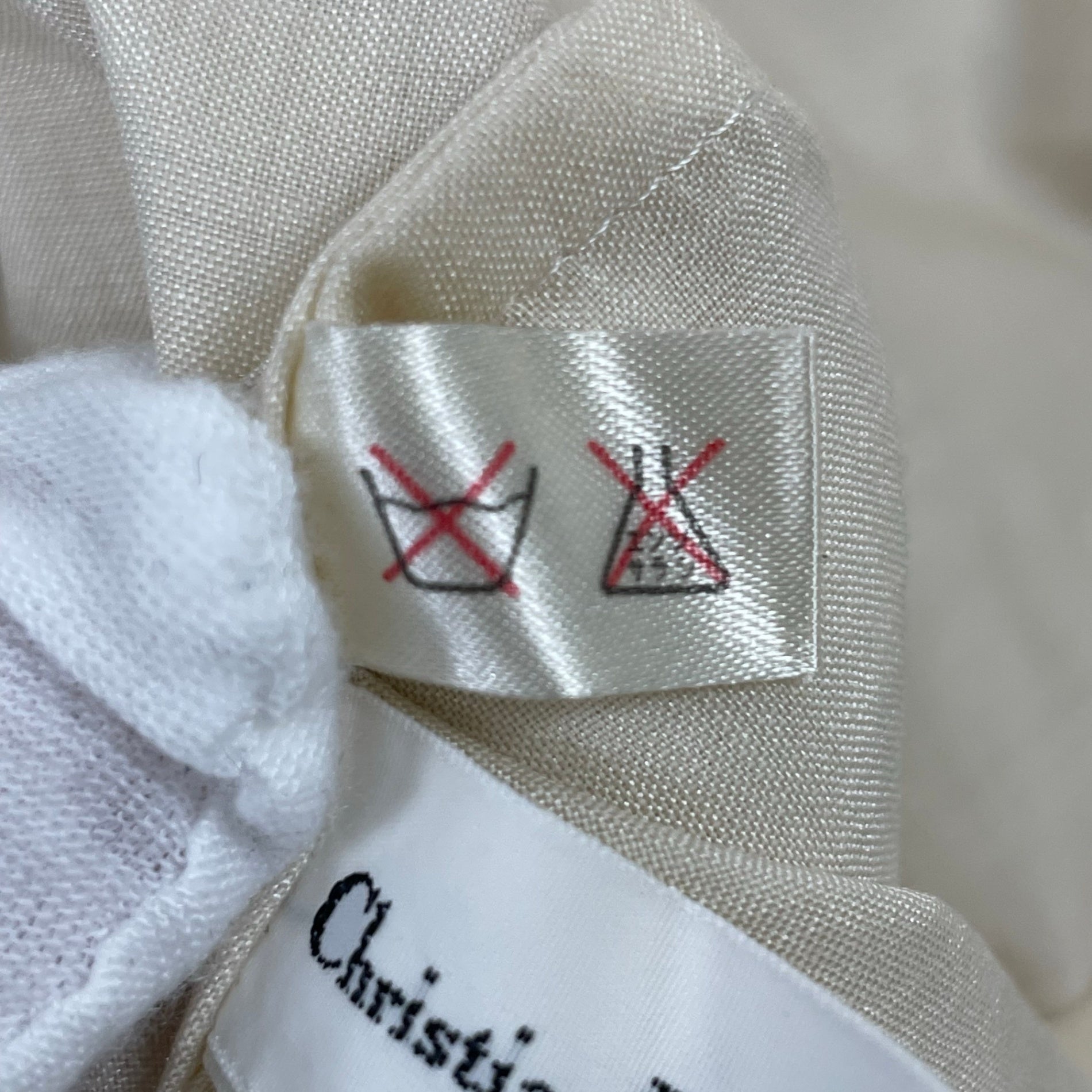 Christian Dior / ヴィンテージタックブラウス SIZE:M