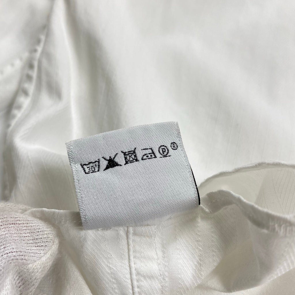 HERMES エルメス / ドビーストライプ シャツ セリエボタン MADE IN FRANCE SIZE:42(L程度)