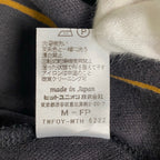 FRED PERRY フレッドペリー / ストライプピケTシャツ エンブレム刺繍 SIZE：M