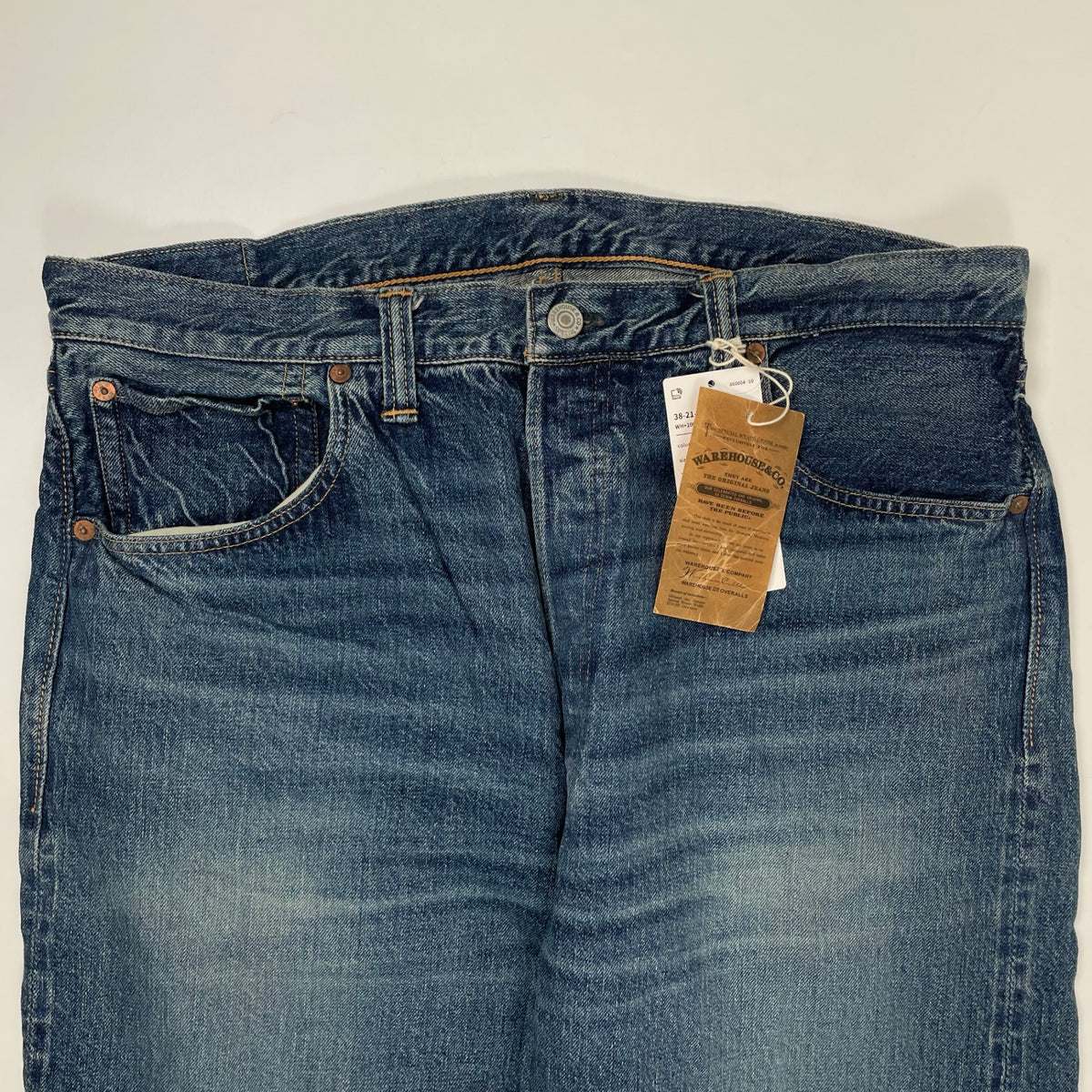WAREHOUSE & Co. × BEAMS PLUS / 1001xx デニムパンツ 2nd hand セコハン タグ付 SIZE:38