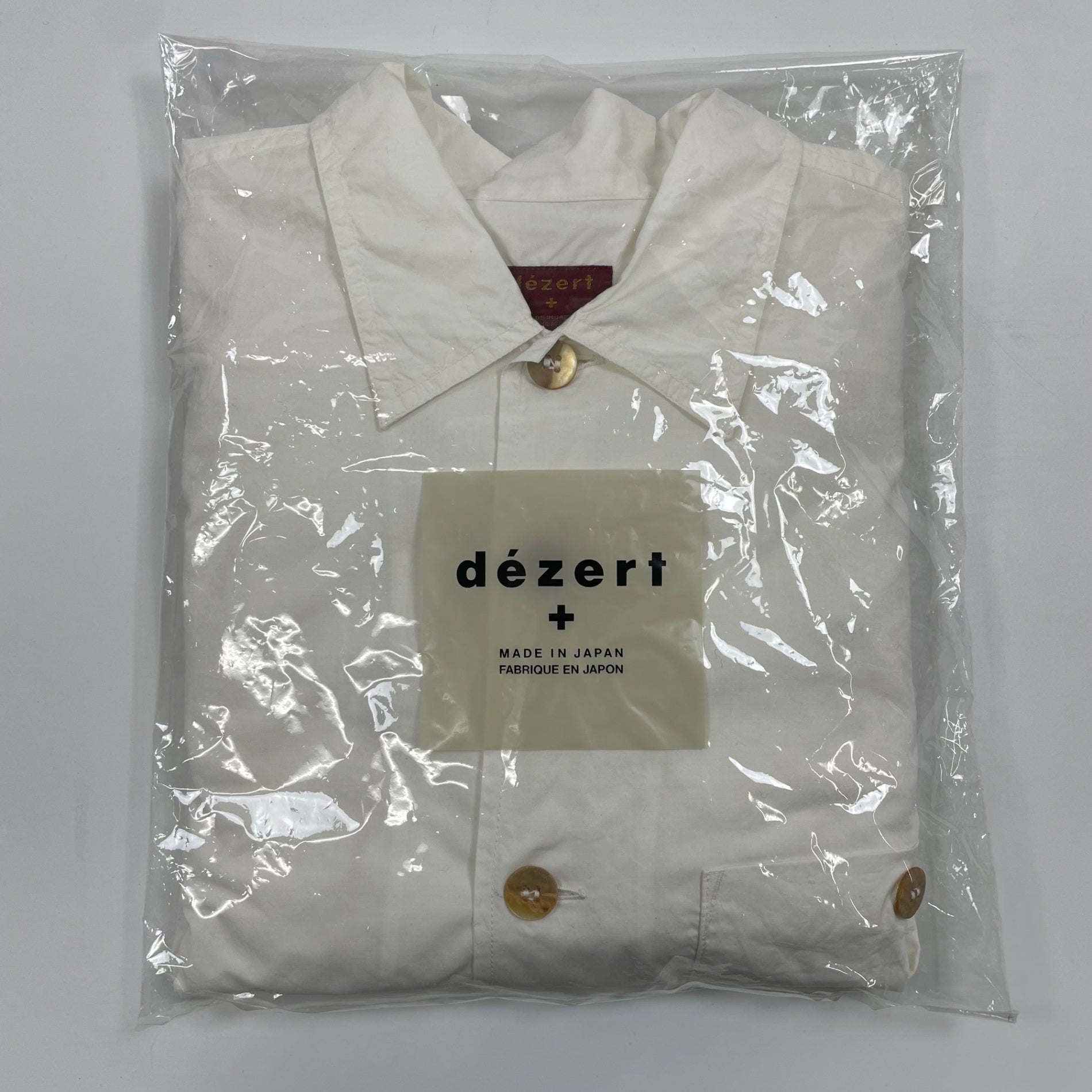 desert デザート / 80s アーカイブプルオーバーシャツ ホワイト SIZE：XL程度