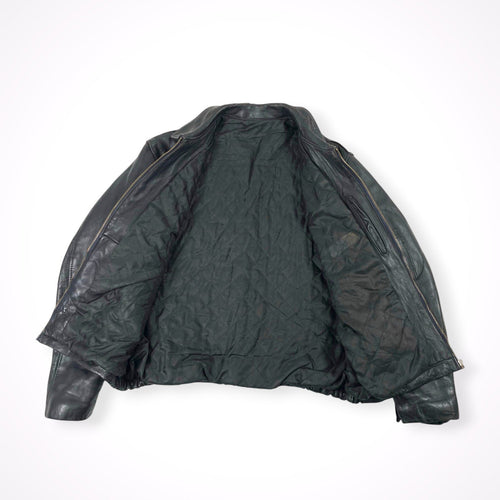 FRENCH VINTAGE / 8-90s パイロットレザージャケット SIZE:M程度