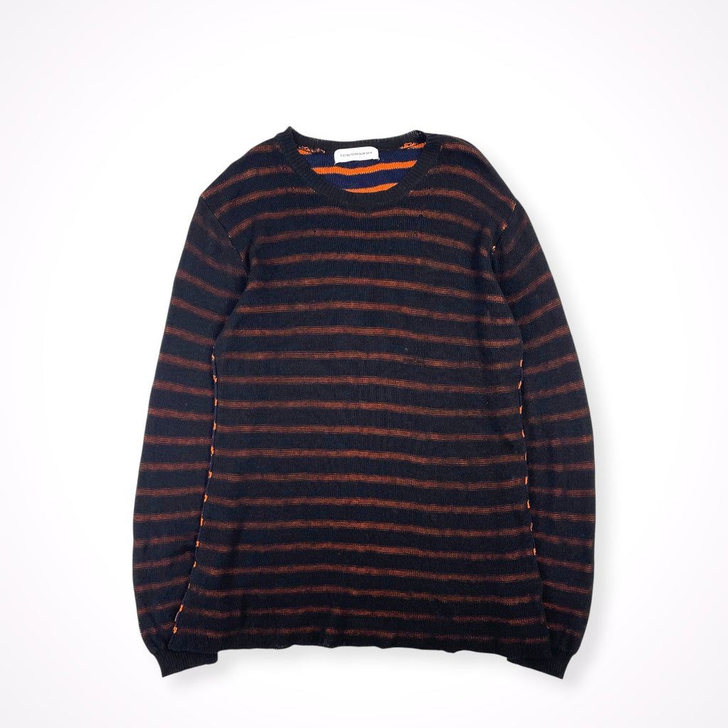 DIET BUTCHER SLIM SKIN / ボーダーロングニット 18SS SIZE：FREE