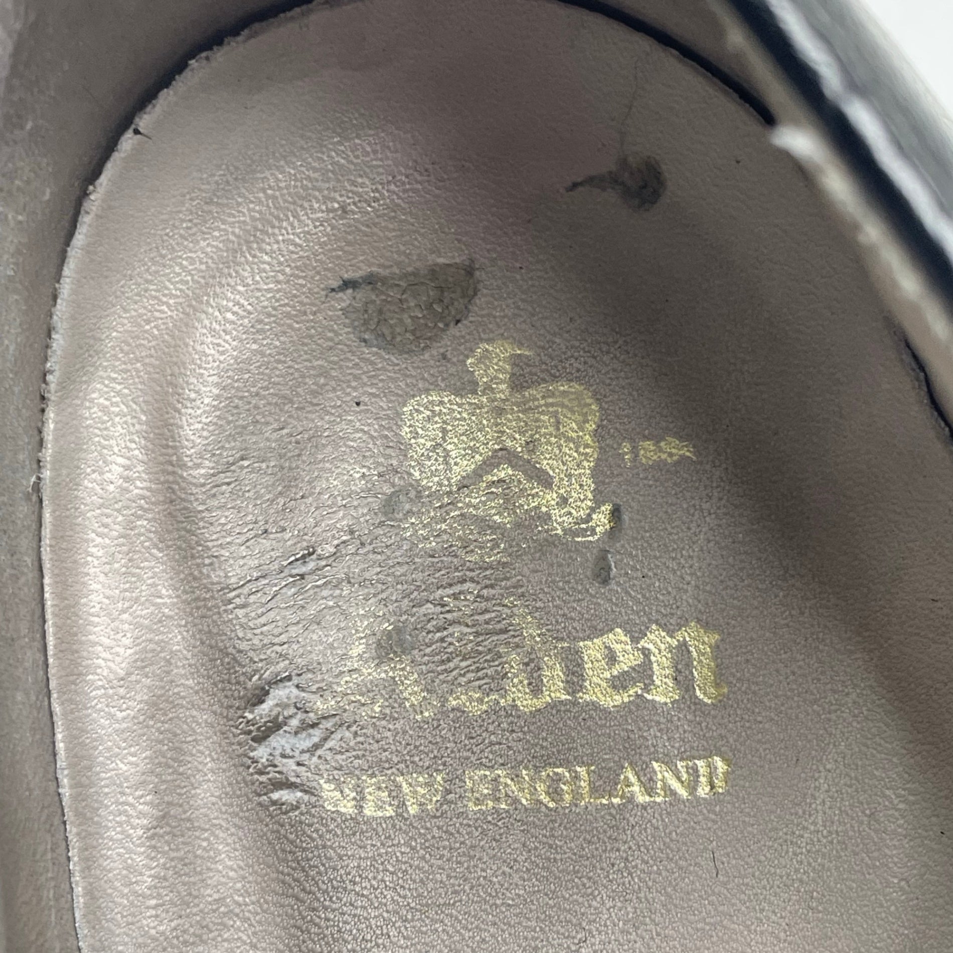 Alden オールデン / 6アイレット・プレーントゥ キッドレザー ミリタリーラスト 53719 参考定価：119,000+tax SIZE:6 1/2