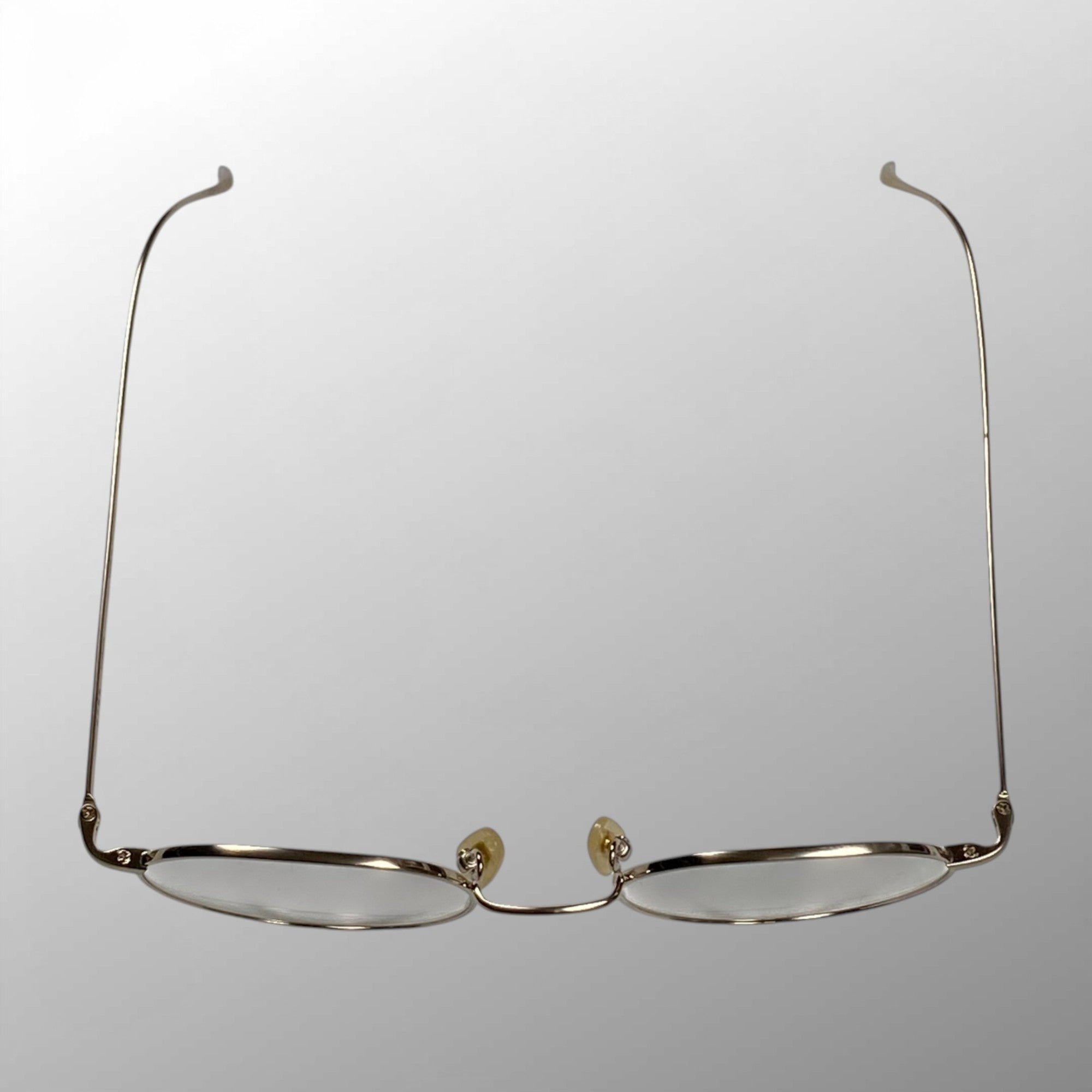 金子眼鏡 「VINTAGE」ライン / パント型 チタン BWG 度なしクリアレンズ  参考定価：40,000+tax