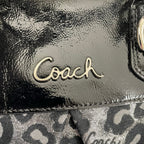 COACH / オセロット2WAYバッグ レオパード F15520 美品