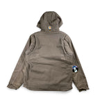 【珍品】 carhartt カーハート / キャトルミューティレーション FULL SWING ダック地 ジャケット チョコレートカラー 「キャトられ」ワッペン SIZE：S