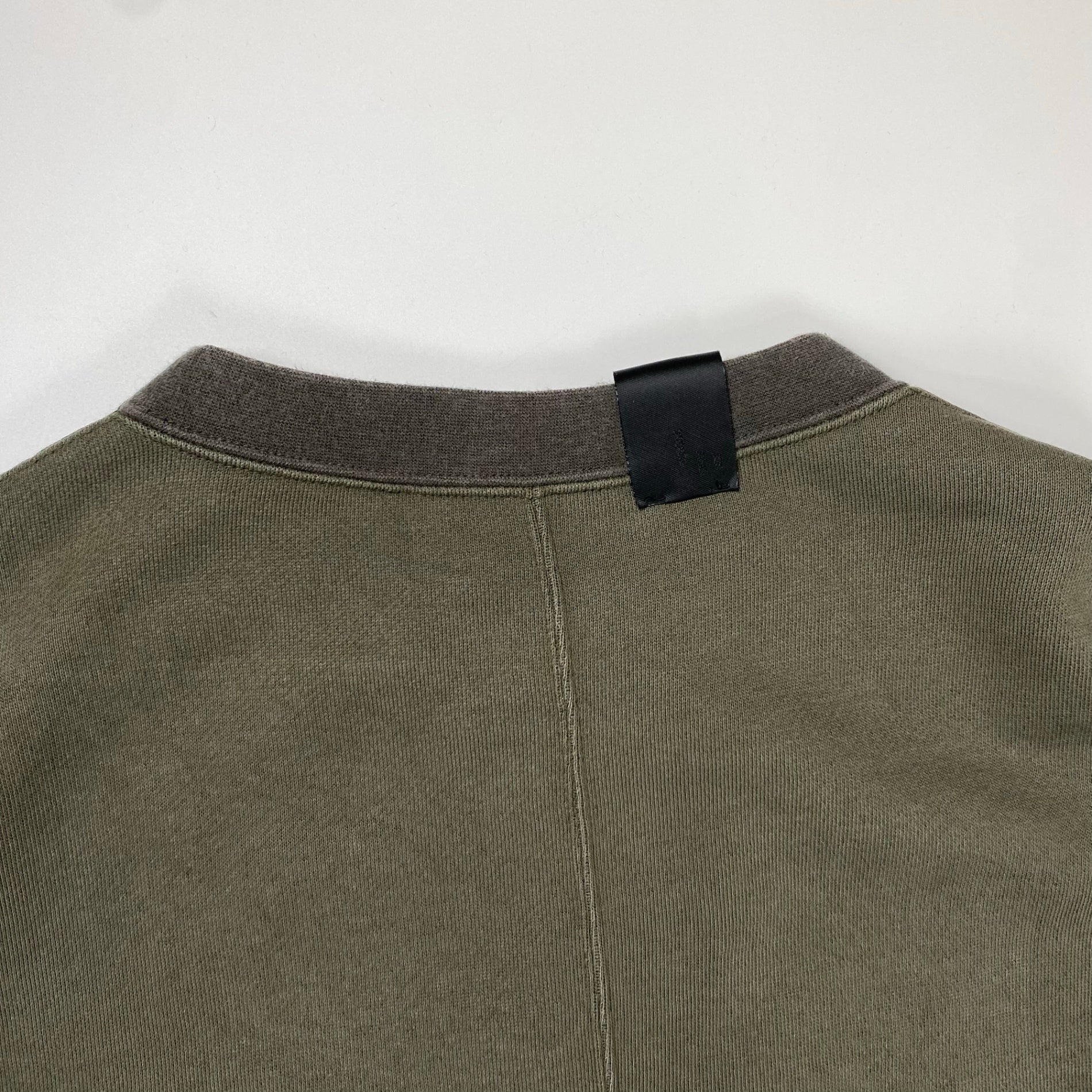 N.HOOLYWOOD エヌハリウッド / COMPILE CREW NECK SWEATSHIR スウェット カーキ 参考定価：25,000+tax SIZE:38(M程度)