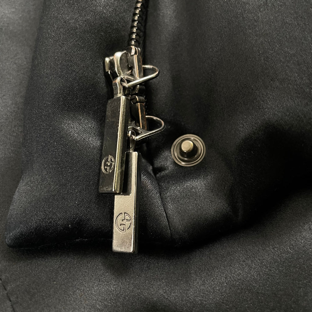 GIORGIO ARMANI / ピュアシルクダウンジャケット BORGO21製 参考定価：600,000程度 SIZE:42