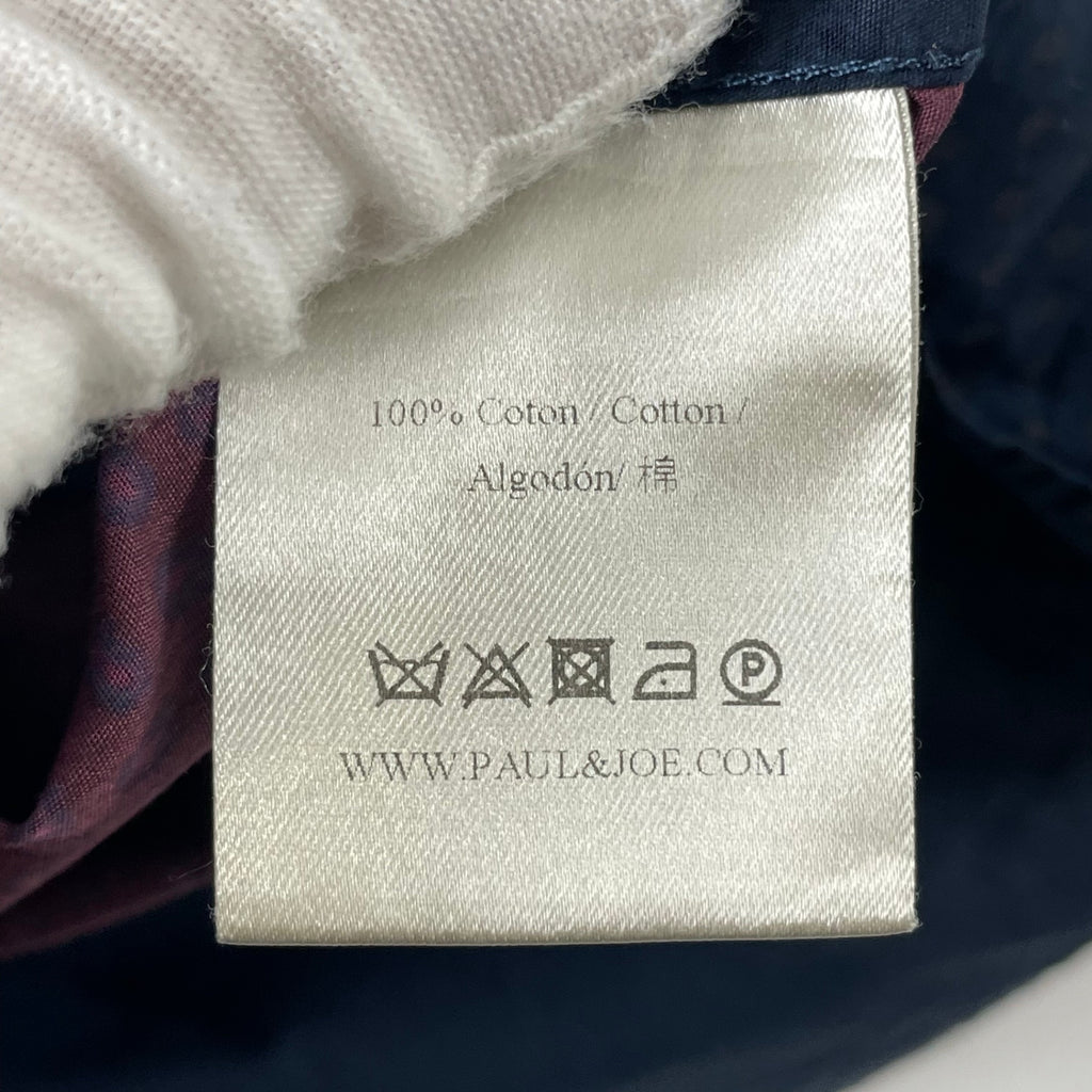 PAUL＆JOE / 切替ペイズリーシャツ 参考定価：38,000程度 SIZE:S