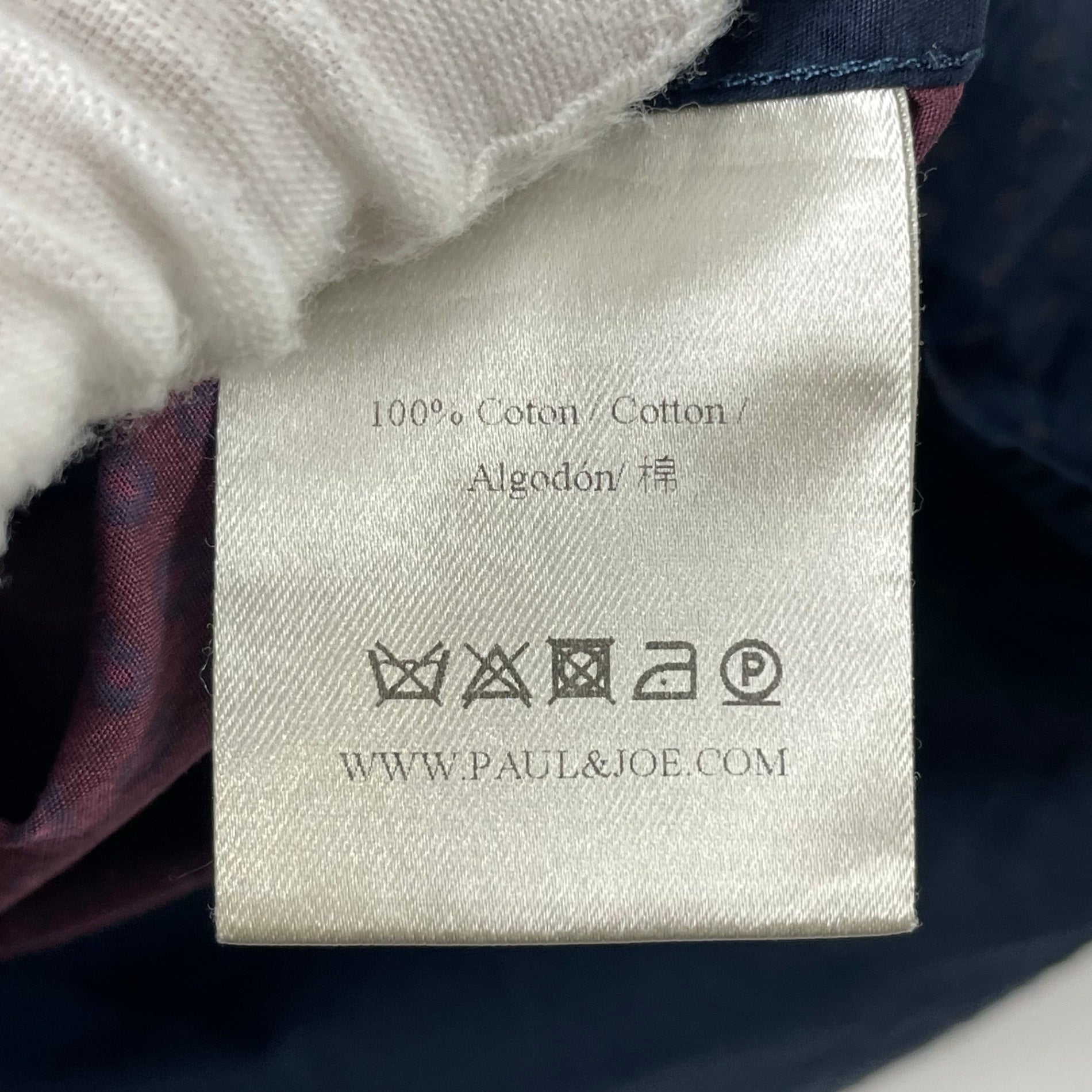 PAUL＆JOE / 切替ペイズリーシャツ 参考定価：38,000程度 SIZE:S