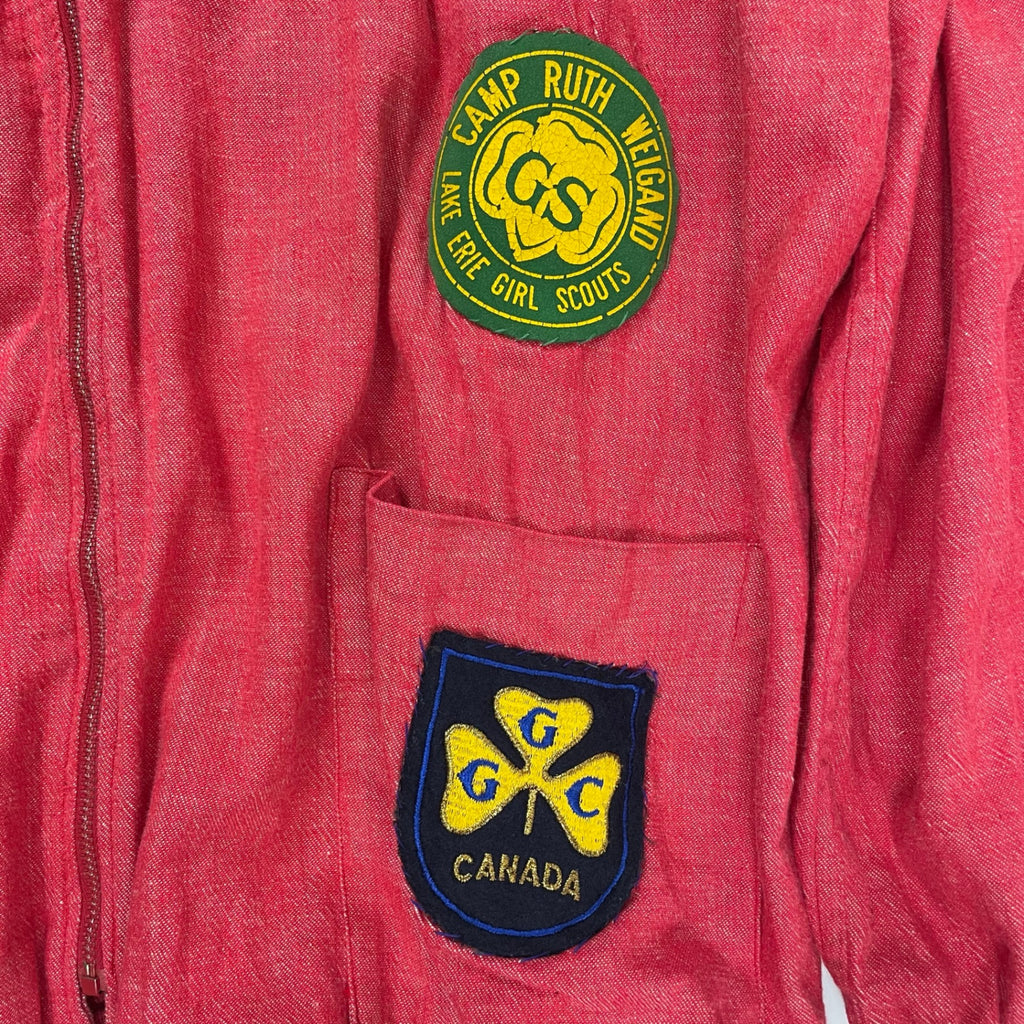 VINTAGE / ヴィンテージ ワッペンジップアップパーカー SIZE:FREE