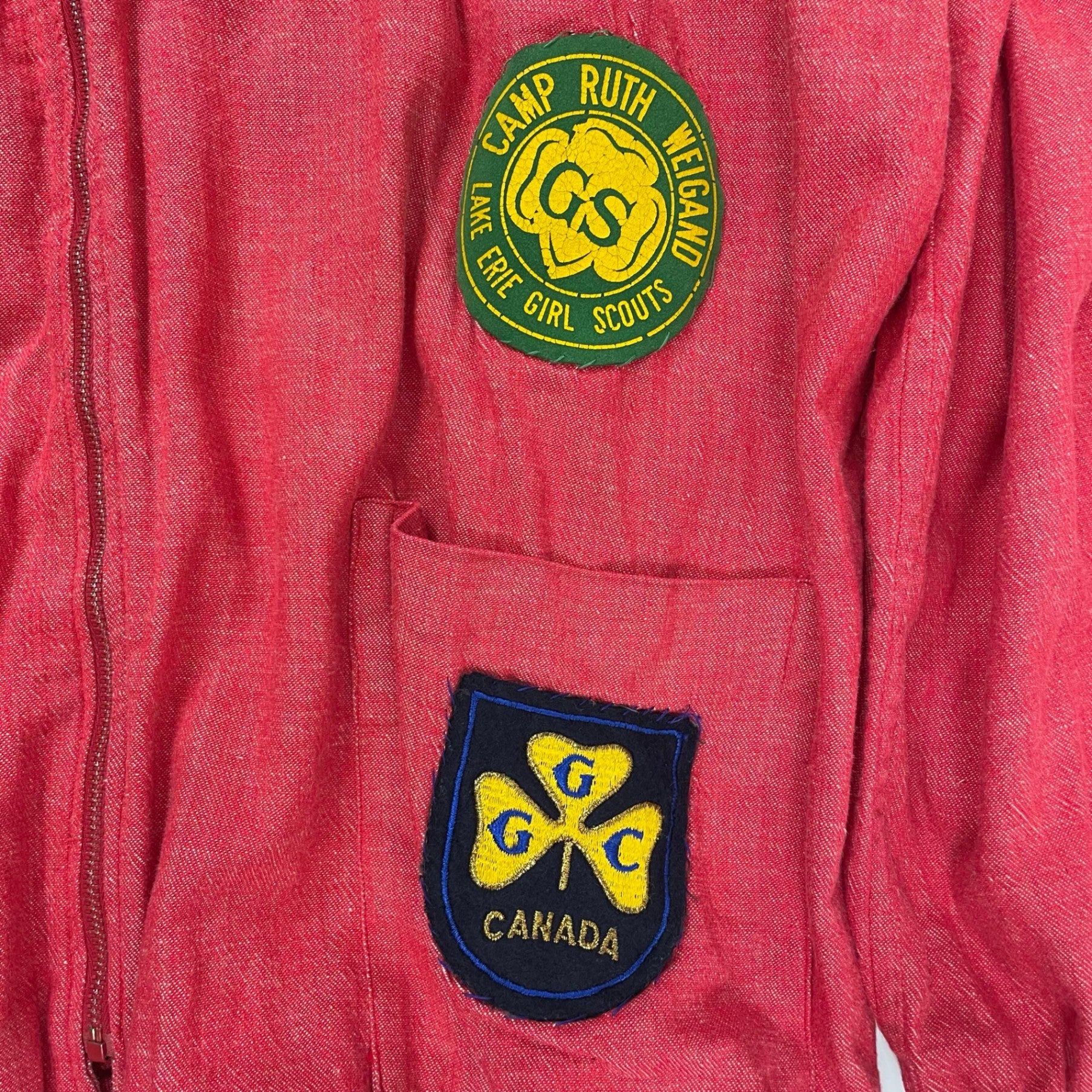 VINTAGE / ヴィンテージ ワッペンジップアップパーカー SIZE:FREE