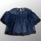 yori ヨリ / ドット柄シアーブラウス SIZE:FREE