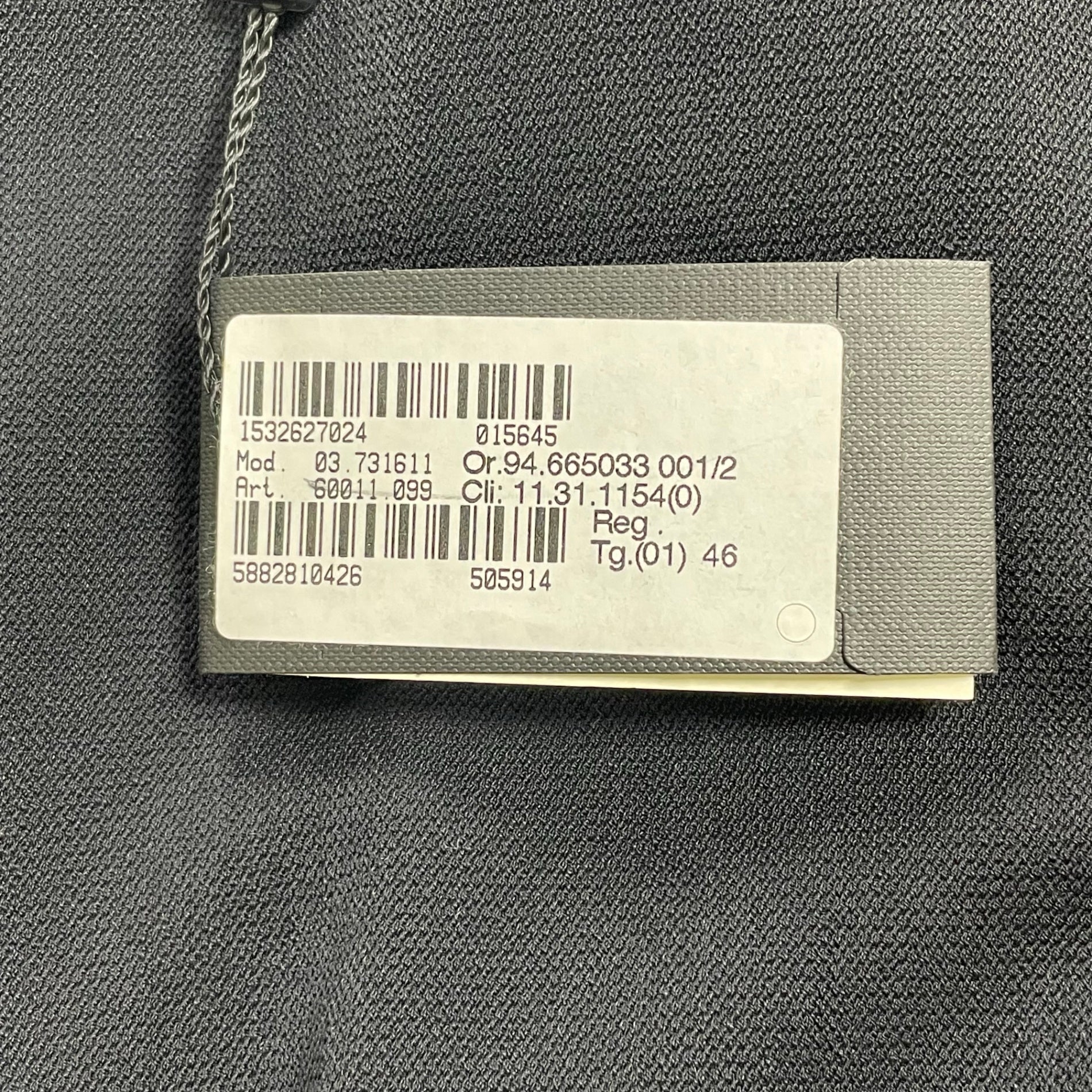 GIORGIO ARMANI ジョルジオ アルマーニ / キュプラMIXスラックス 黒タグ BORGO21製 未使用 SIZE:46