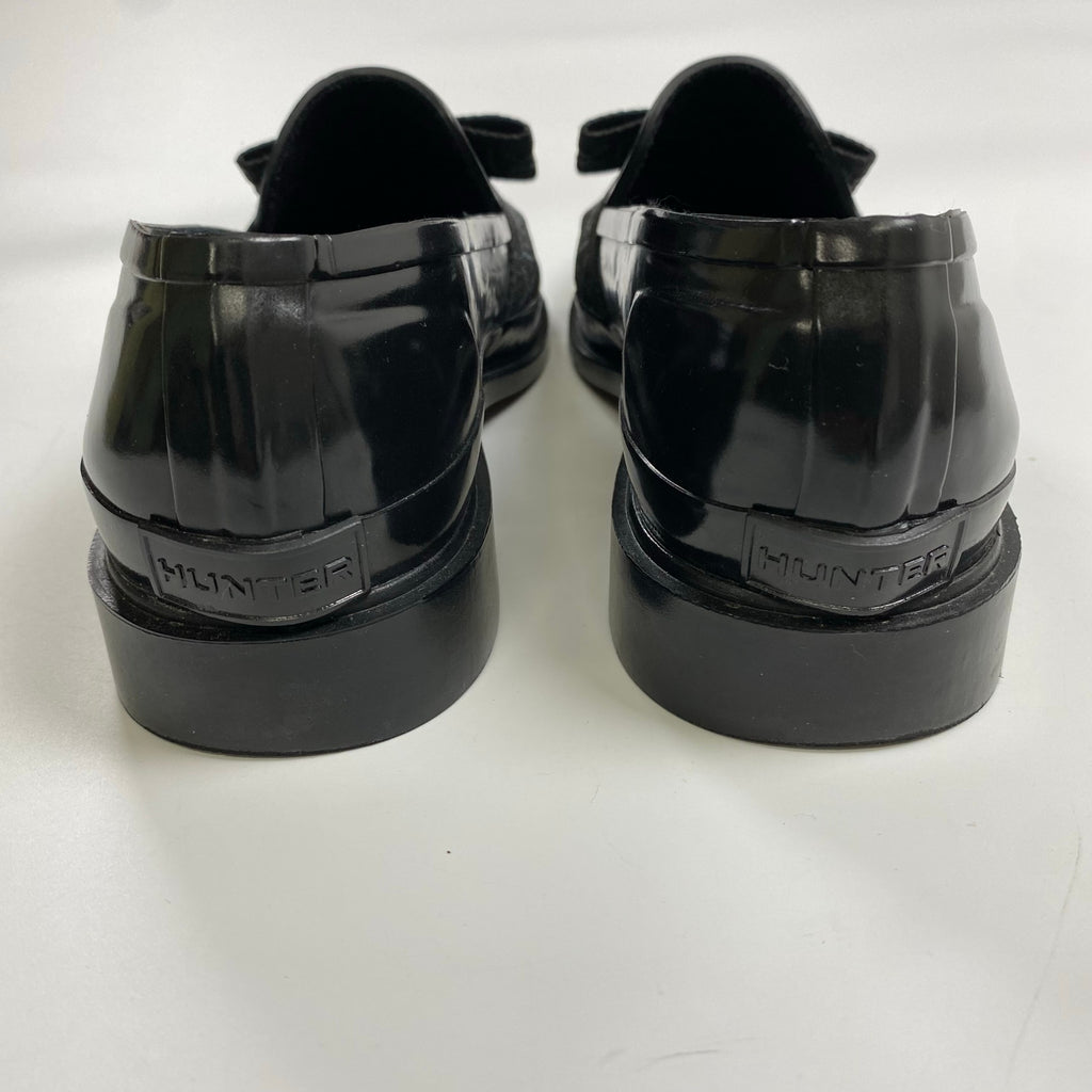 HUNTER ハンター / リボンラバーローファー 極美品 参考定価：17,000+tax SIZE:UK6(25cm)
