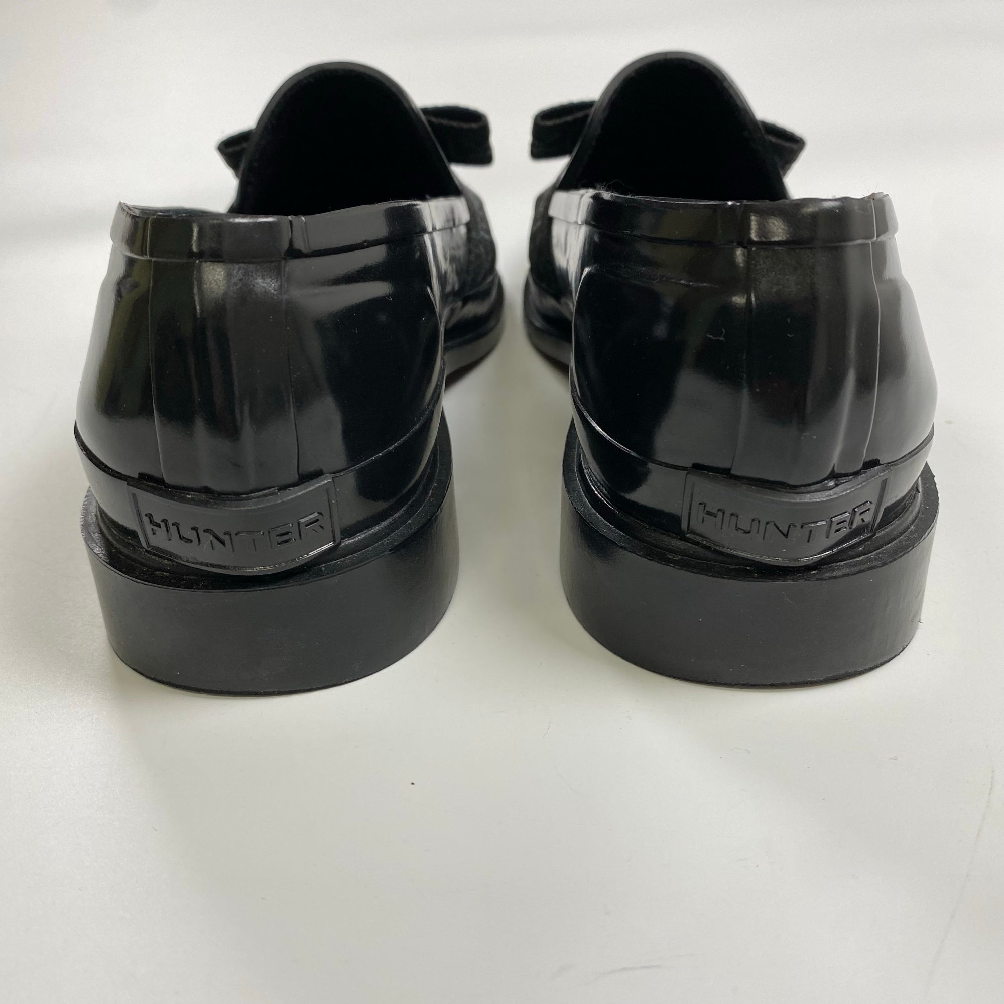 HUNTER ハンター / リボンラバーローファー 極美品 参考定価：17,000+tax SIZE:UK6(25cm)