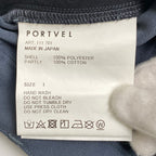 PORTVEL ポートヴェル / ポケットデザイン ストレートスラックス ブルーグレー SIZE:1