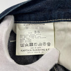 KAPTAIN SUNSHINE / ワイドデニムトラウザー シンチバック 参考定価：26,000+tax SIZE:36