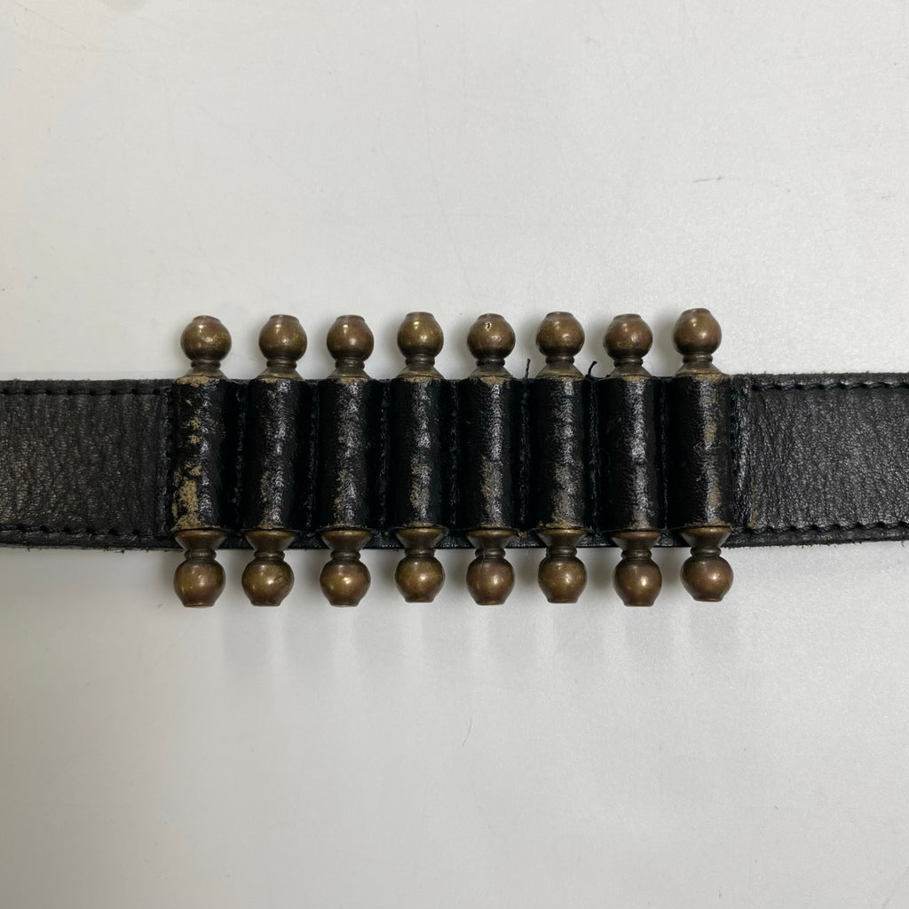 KENSHO ケンショウ / バレットデザイン レザーベルト 彫金 全長101cm