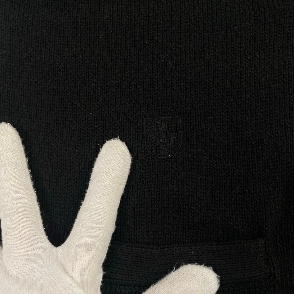 WTAPS ダブルタップス / オールドVネックニットベスト ブラック SIZE:1