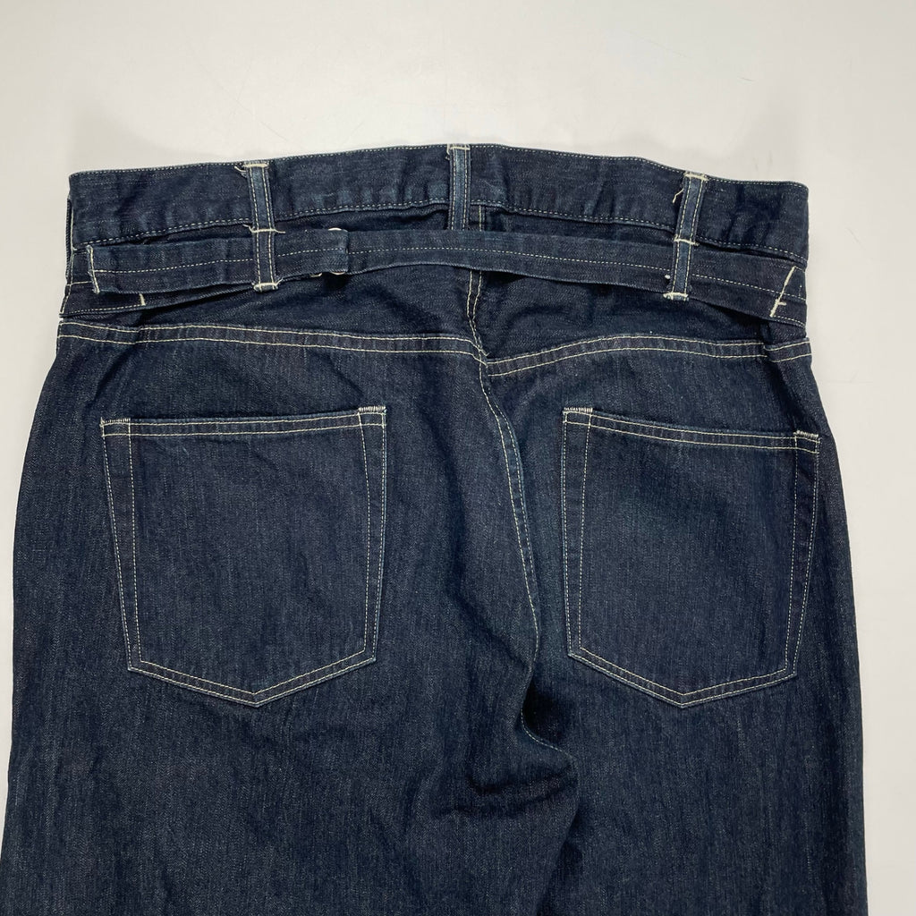 KAPTAIN SUNSHINE / ワイドデニムトラウザー シンチバック 参考定価：26,000+tax SIZE:36