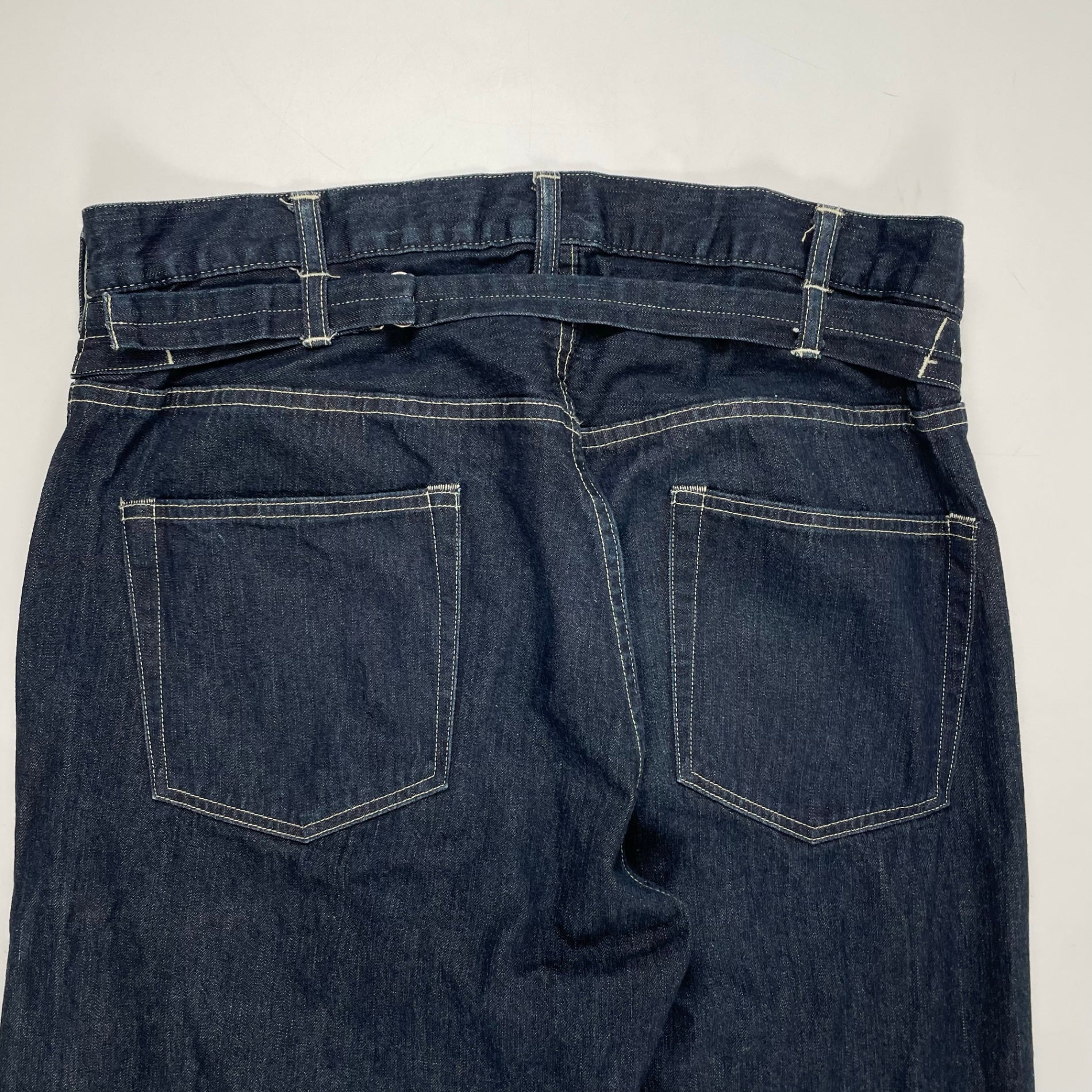 KAPTAIN SUNSHINE / ワイドデニムトラウザー シンチバック 参考定価：26,000+tax SIZE:36
