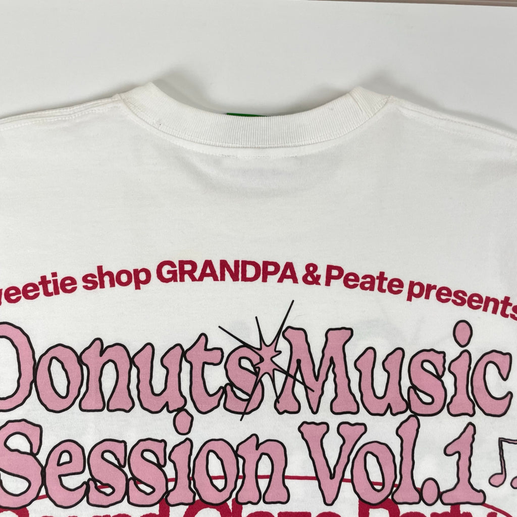 sweetie shop GRANDPA × Peate / Donuts Music Session Vol.1 TEE SIZE：L程度