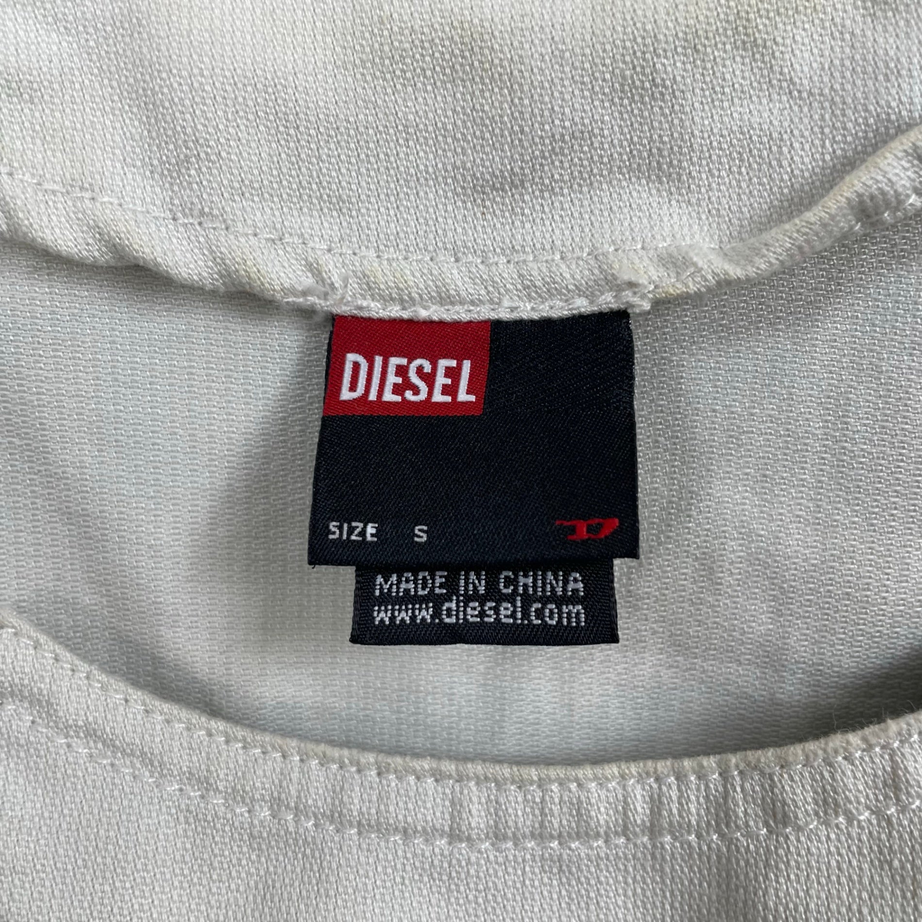 DIESEL ディーゼル / 00sギミックデザインベスト イーグルプリント Y2K  SIZE:S