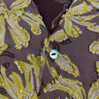 needles ニードルズ / V Neck Shirt Flower Cut jq PU223 参考定価：29,000+tax SIZE:XS