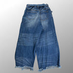 MAISON SPECIAL メゾンスペシャル / フォールドタックベルテッドハイパーワイドデニムパンツ 参考定価：19,800+tax SIZE:0