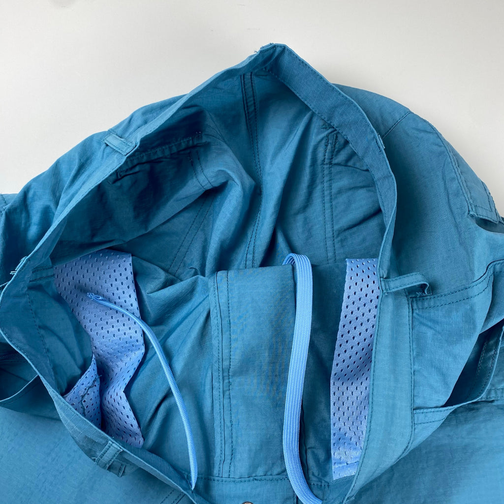 【タグ付】 BEAMS PLUS ビームスプラス / ナイロン リップストップ ブッシュ ショーツ ハーフパンツ ブルー  参考定価：22,000+tax SIZE：XL