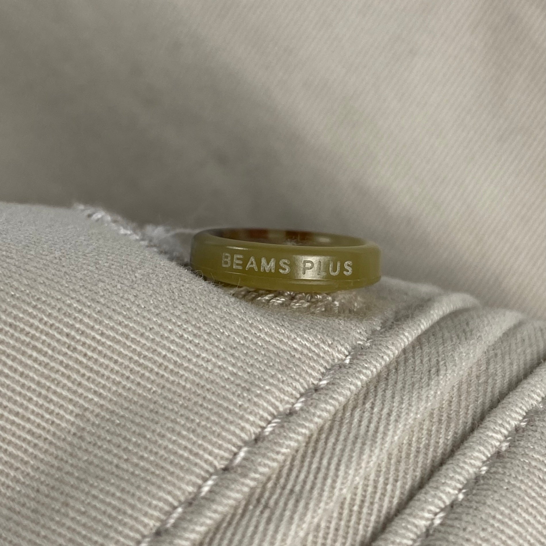 【BEAMS100名品】BEAMS PLUS ビームスプラス / 2プリーツ チノ トラウザーズ ライトベージュ SIZE：XL