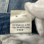 BIT BLUE ビットブルー / 立体裁断 デニムパンツ SIZE:1