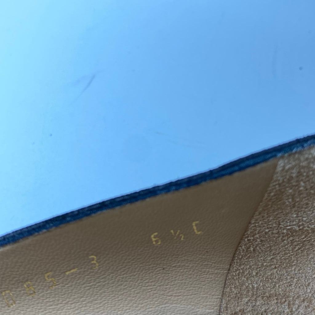 SALVATORE FERRAGAMO サルバトーレ フェラガモ / ヌバック ヒール パンプス SIZE:6 1/2（24cm程度）