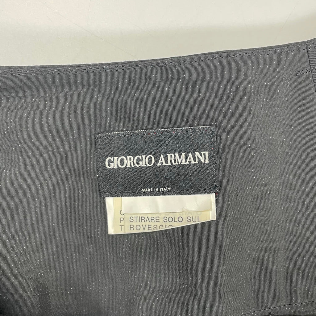 GIORGIO ARMANI / ナイロンタッチ ワイドパンツ イタリア製 SIZE:W77cm